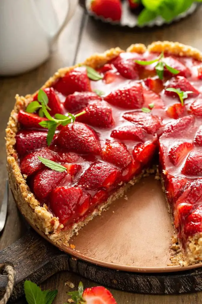 Strawberry Pretzel Dessert With Frozen Strawberries